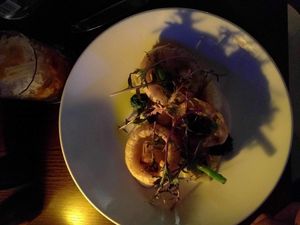 Potato with truffle mayonnaise at Cafe Sydney in Sydney