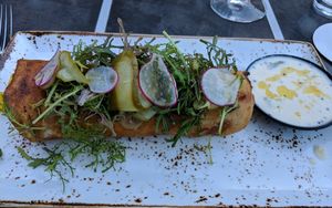 Dosa of Potato  at Cafe Sydney in Sydney