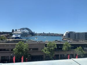 The view from the restaurant  at Cafe Sydney in Sydney