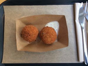Potato croquettes at Season Square in Paris