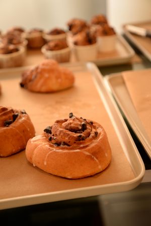 Chocolate buns at Season Square in Paris