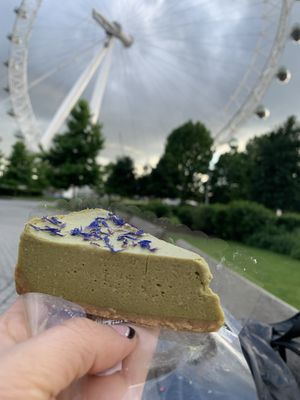 Had to get it .. Matcha Cheescake!   at Tombo in South West London
