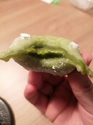 Green tea mochi #Veganuary at Tombo in South West London