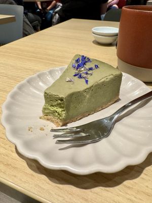 Matcha cheesecake   at Tombo in South West London