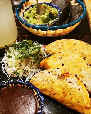 You have to try our Quesabirrias!!! at La Rana Vegana in Cabo San Lucas