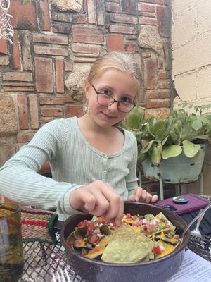 Nachos  at La Rana Vegana in Cabo San Lucas