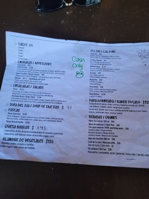 Healthy choices 😋 very affordable at La Rana Vegana in Cabo San Lucas