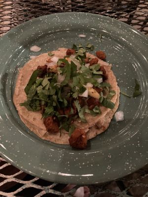 Taco  at La Rana Vegana in Cabo San Lucas