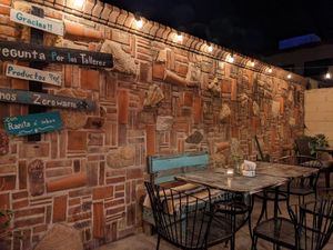 Patio at La Rana Vegana in Cabo San Lucas