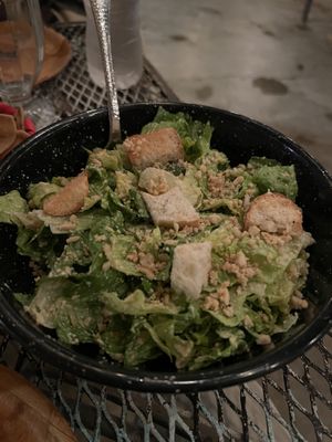 Caesar salad  at La Rana Vegana in Cabo San Lucas