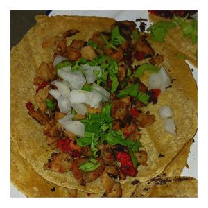 Taco Campechano at La Rana Vegana in Cabo San Lucas