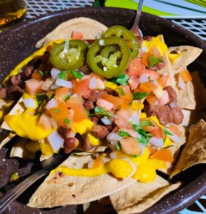 Nachos  at La Rana Vegana in Cabo San Lucas