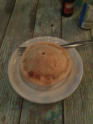 Apple pie! at La Rana Vegana in Cabo San Lucas