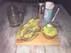Super guacamole at La Rana Vegana in Cabo San Lucas