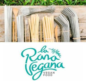Our eco products at La Rana Vegana in Cabo San Lucas