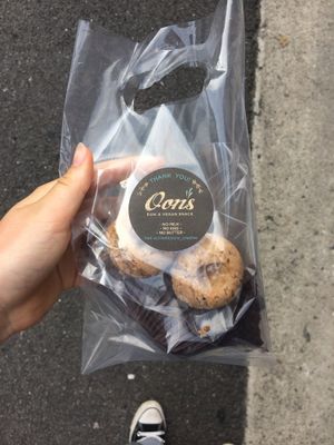 two apple jam cookies and cake  at Oons Creative - 온스 in Seoul