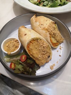Tofu Satay Wrap at Veganerie - Siam Paragon in Bangkok