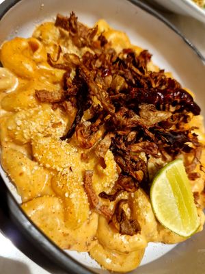 Tom yum Mac n cheese at Veganerie - Siam Paragon in Bangkok