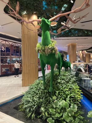 The deer mean you’re headed in the right direction!  at Veganerie - Siam Paragon in Bangkok