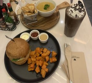 So delicious!! Very excited to find this place and both my omni boyfriend and I loved everything!  at Veganerie - Siam Paragon in Bangkok