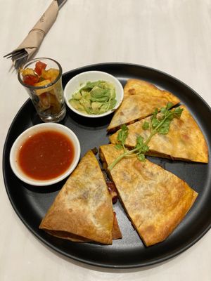 Quesadilla at Veganerie - Siam Paragon in Bangkok