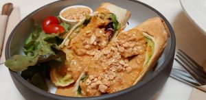 Satay Rolls at Veganerie - Siam Paragon in Bangkok