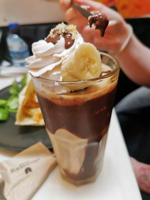 Chocolate brownie milkshake at Veganerie - Siam Paragon in Bangkok