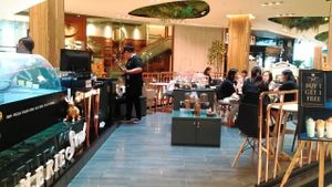 Restaurant front at Veganerie - Siam Paragon in Bangkok