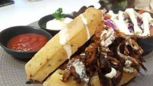 Burger at Veganerie - Siam Paragon in Bangkok