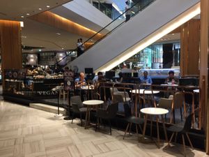 The restaurant at Veganerie - Siam Paragon in Bangkok