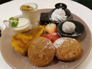 A bit of everything  at Veganerie - Siam Paragon in Bangkok