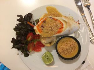 Satay Wrap  at Veganerie - Siam Paragon in Bangkok