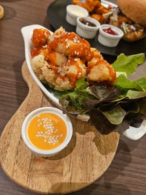 Cauliflower Wings ~ 11/1/24 at Veganerie - Siam Paragon in Bangkok