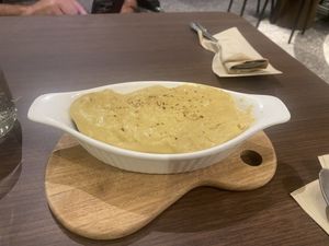 Spinach under the cheese   at Veganerie - Siam Paragon in Bangkok