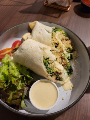 Caesar wrap at Veganerie - Siam Paragon in Bangkok