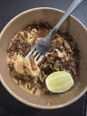 Tom yum Mac n cheese   at Veganerie - Siam Paragon in Bangkok