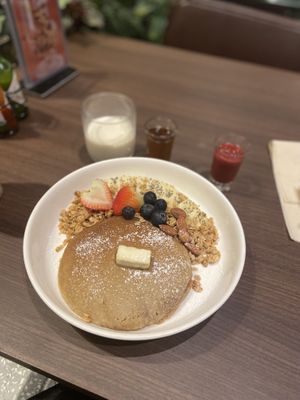 Fruity Delight Pancakes   at Veganerie - Siam Paragon in Bangkok