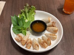 Fried spring rolls - Veganerie (Siam Paragon), Bangkok  at Veganerie - Siam Paragon in Bangkok