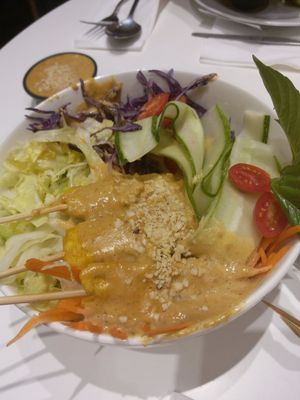 Peanut Satay at Veganerie - Siam Paragon in Bangkok