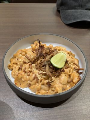 Tom Yum Mac and Cheese at Veganerie - Siam Paragon in Bangkok