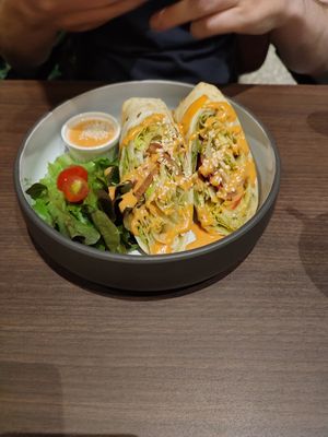 Wrap at Veganerie - Siam Paragon in Bangkok