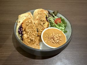 Tofu Satay Wrap  at Veganerie - Siam Paragon in Bangkok