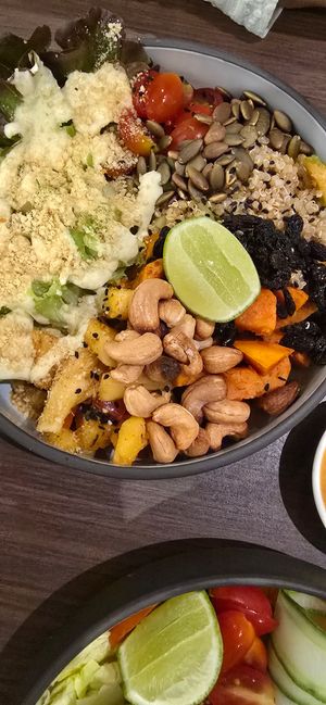 Sweet potatoes quinoa salad at Veganerie - Siam Paragon in Bangkok