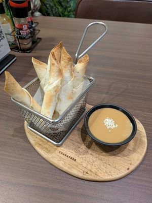 Baked Spinach Sticks at Veganerie - Siam Paragon in Bangkok