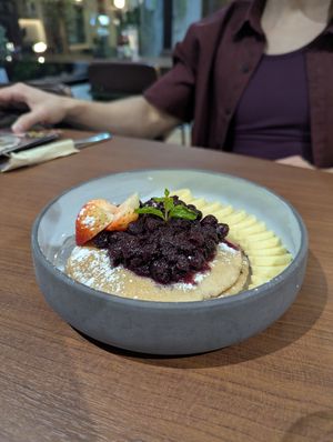 Pancakes at Veganerie - Ratchathewi in Bangkok