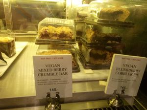 Cakes at Veganerie - Siam Paragon in Bangkok