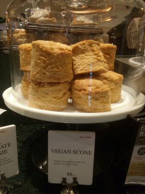 Scones at Veganerie - Siam Paragon in Bangkok