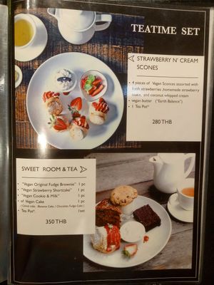 Menu at Veganerie - Siam Paragon in Bangkok