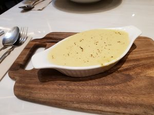 baked spinach at Veganerie - Siam Paragon in Bangkok