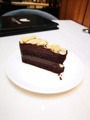 Chocolate fudge cake. Really good! at Veganerie - Siam Paragon in Bangkok